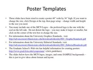 Poster Templates