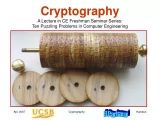 Cryptography