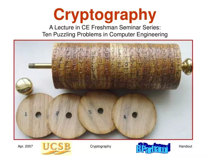 PPT - Cryptography PowerPoint Presentation, Free Download - ID:4362102