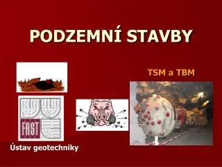 podzemn stavby
