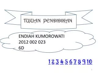 tujuan pendidikan