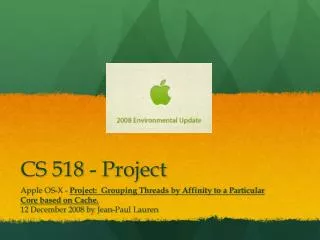 CS 518 - Project
