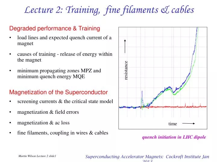 lecture 2 training fine filaments cables