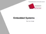 Embedded Systems - slide 1