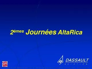 2 mes journ es altarica
