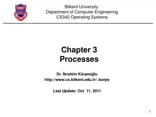 Chapter 3 Processes