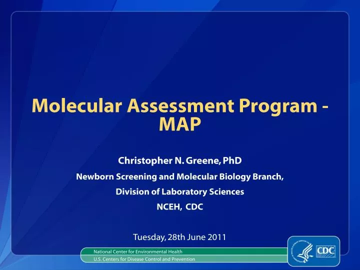 molecular assessment program map