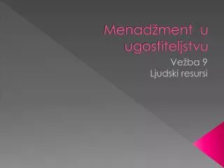 menad ment u ugostiteljstvu