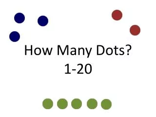 How Many Dots? 1-20