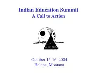 Indian Education Summit A Call to Action