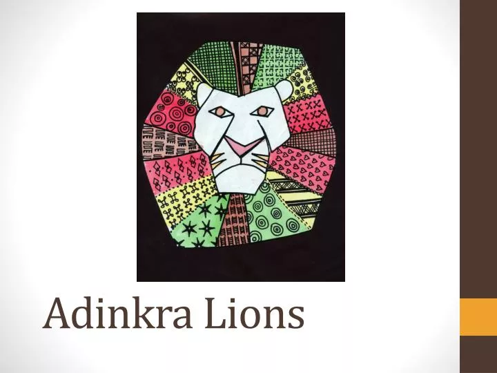 adinkra lions