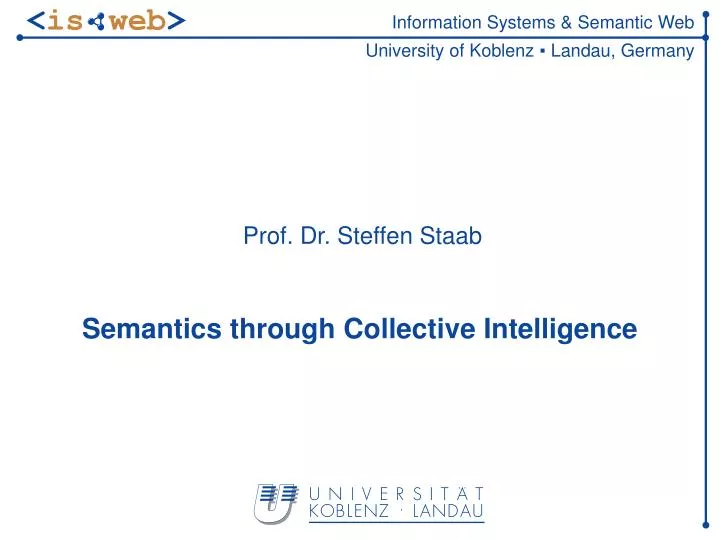 semantics through collective intelligence