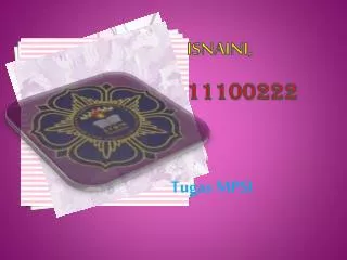 isnaini 11100222