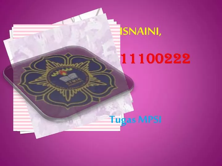 isnaini 11100222