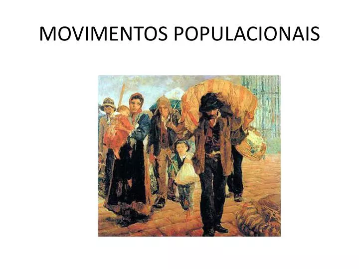 movimentos populacionais