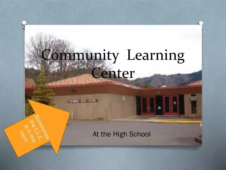 community learning center