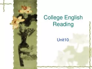 College English Reading