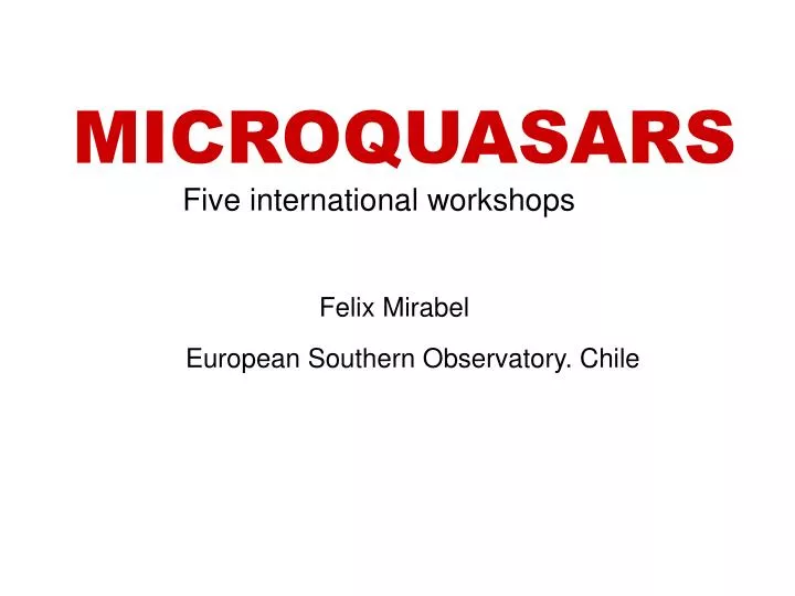 microquasars