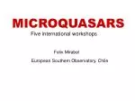 MICROQUASARS - slide 1