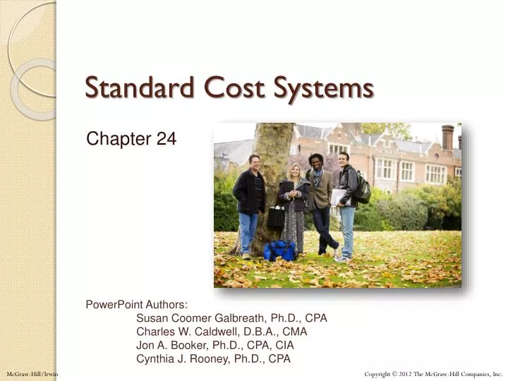 standard cost systems