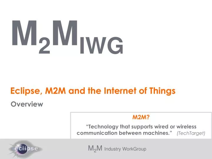 eclipse m2m and the internet of things