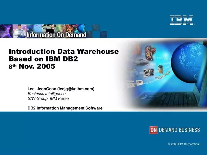 introduction data warehouse based on ibm db2 8 th nov 2005