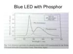 Blue LED with Phosphor - slide 1