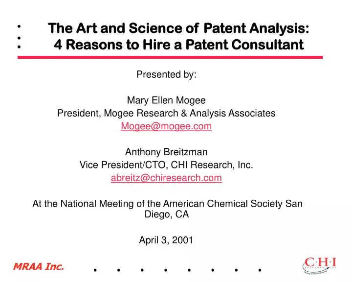 the art and science of patent analysis 4 reasons to hire a patent consultant