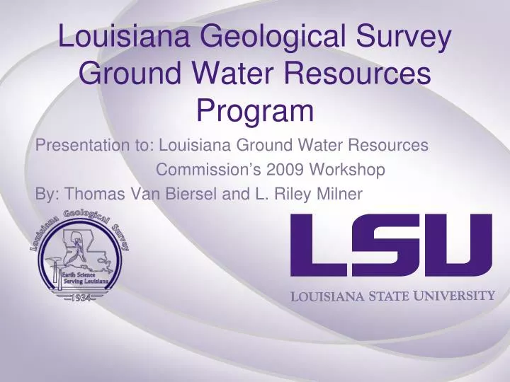 louisiana geological survey ground water resources program