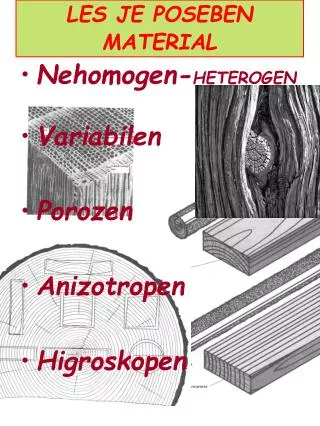 les je poseben material