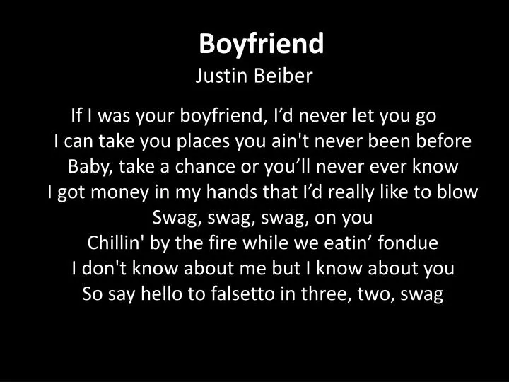 boyfriend justin beiber