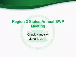 Region 3 States Annual SWP Meeting
