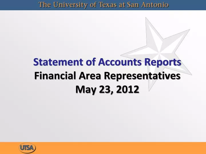 statement of accounts reports financial area representatives may 23 2012