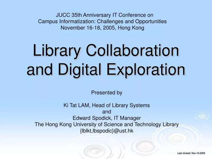 library collaboration and digital exploration