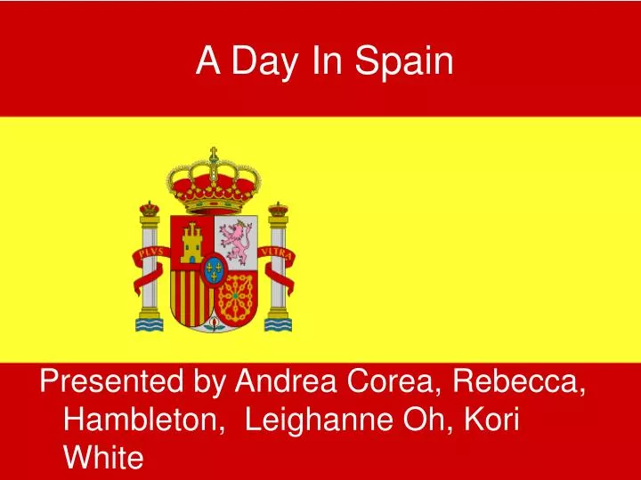 a day in spain