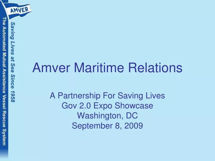 amver maritime relations