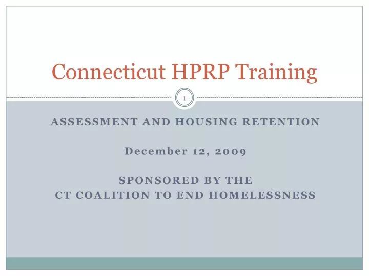 connecticut hprp training
