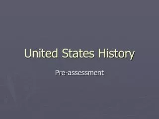 United States History