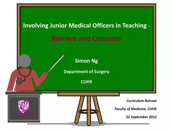involving junior medical officers in teaching barriers and concerns