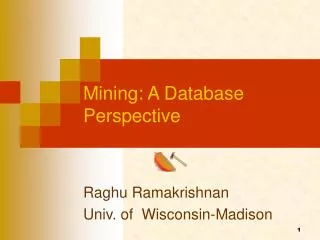 Mining: A Database Perspective