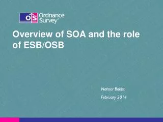 Overview of SOA and the role of ESB/OSB