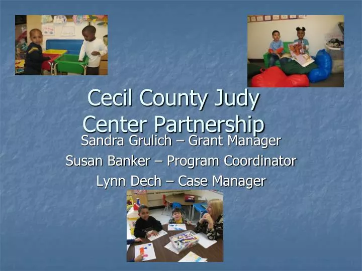 cecil county judy center partnership