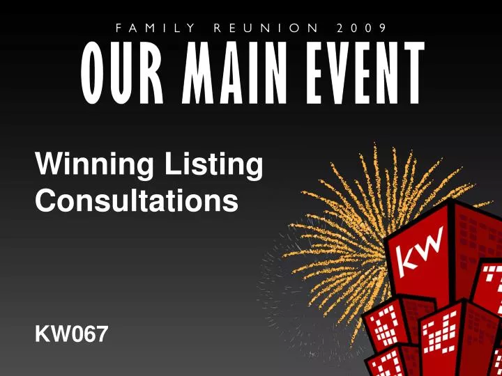 winning listing consultations
