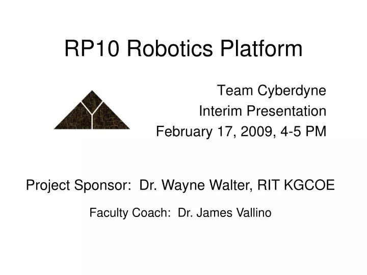 rp10 robotics platform