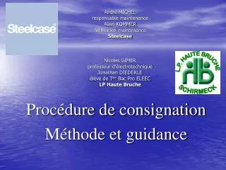 proc dure de consignation m thode et guidance