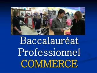 baccalaur at professionnel commerce