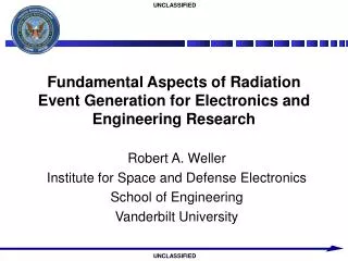 Fundamental Aspects of Radiation Event Generation for Electronics and Engineering Research