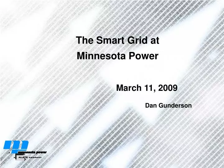 the smart grid at minnesota power