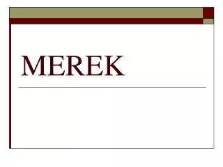 merek