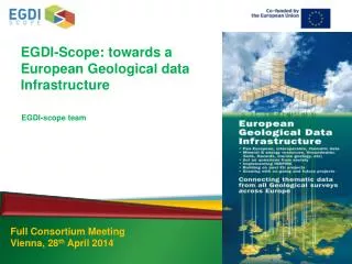 EGDI-Scope: towards a European Geological data Infrastructure